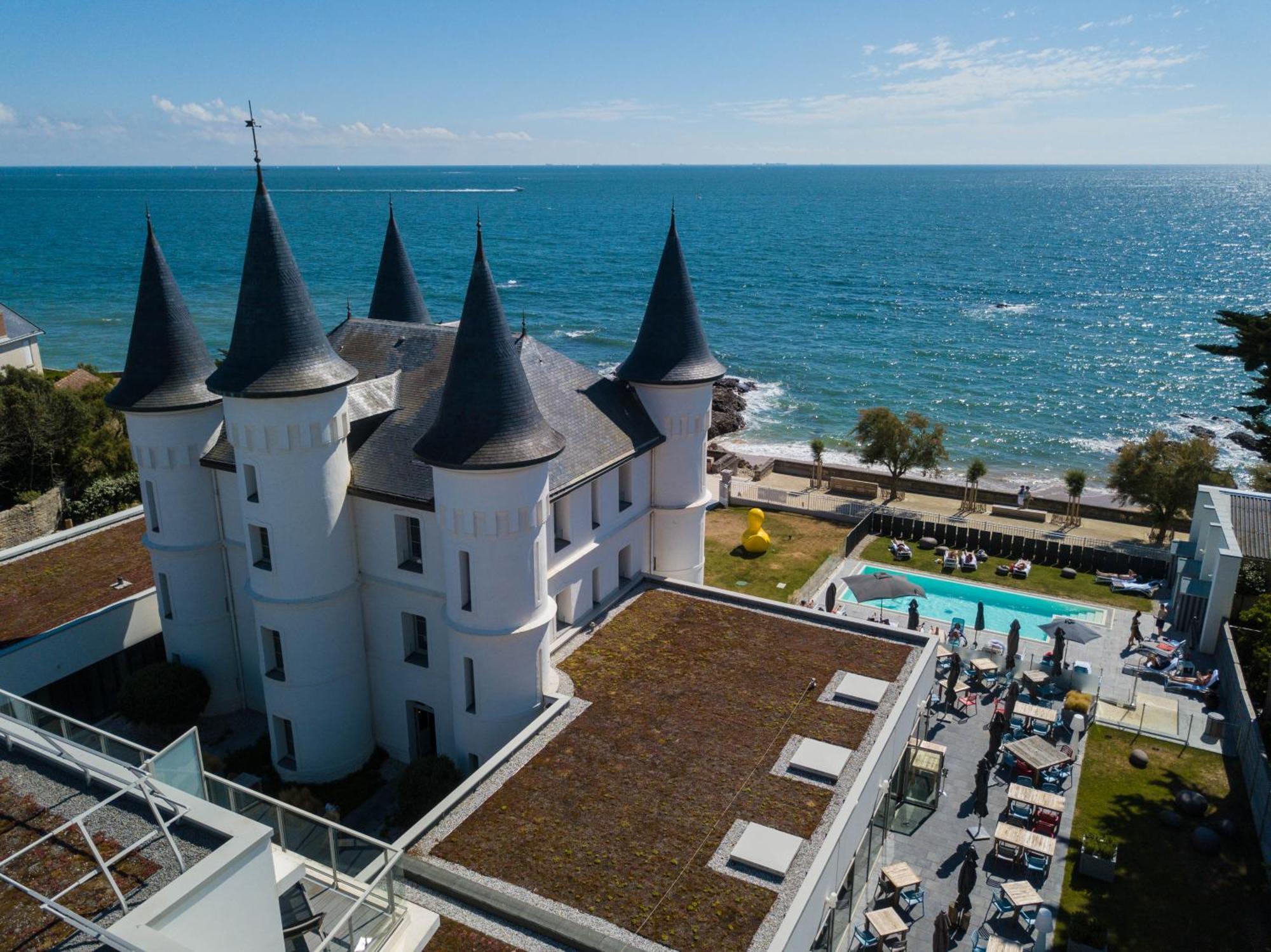 Hotel Chateau Des Tourelles - Relais Thalasso & Spa Pornichet Ngoại thất bức ảnh